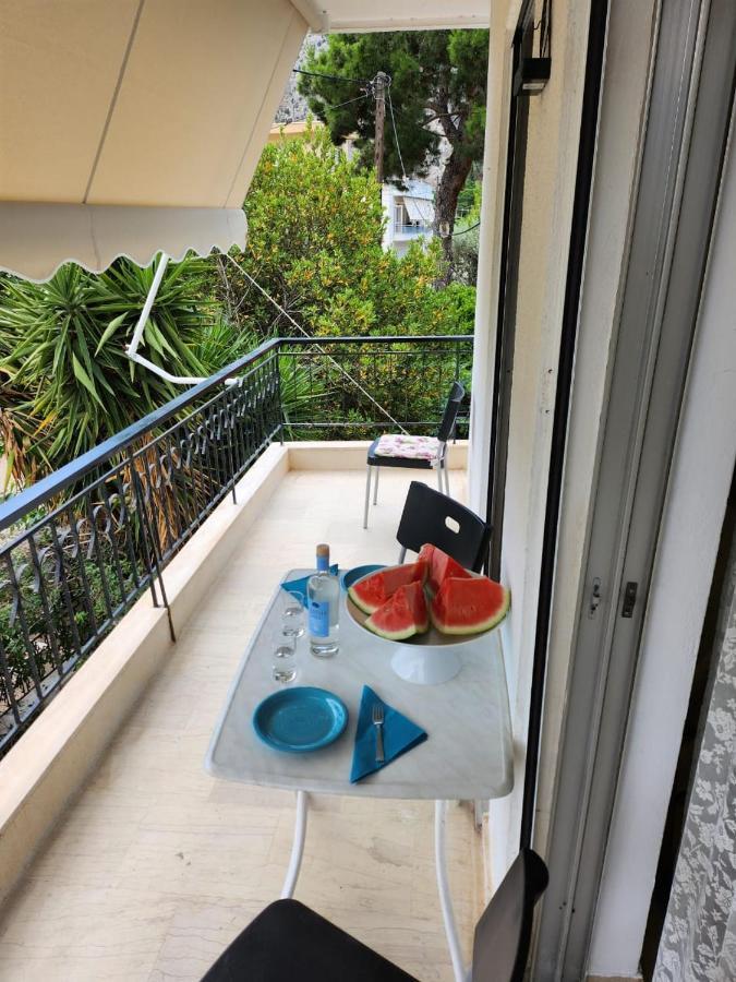 Queen Aspri Apartment 3' Min To The Beach! Andíkira Kültér fotó